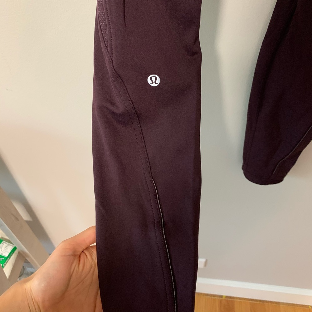 Maroon Lulu leggings